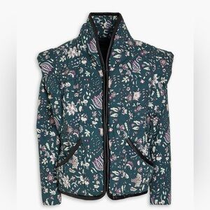 NWT ISABEL MARANT Anissaya quilted floral-print cotton jacket